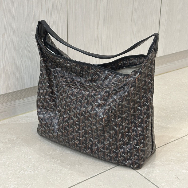 Goyard hobo腋下托特包 🈶購證 #帆布拼牛皮抗壓皮革 #耐操耐用大容量巨好裝-14