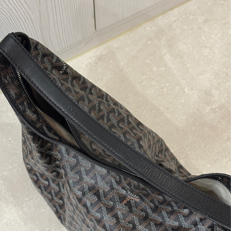 Goyard hobo腋下托特包 🈶購證 #帆布拼牛皮抗壓皮革 #耐操耐用大容量巨好裝-17
