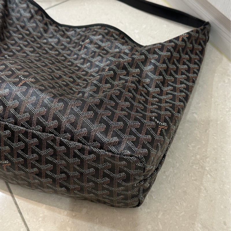Goyard hobo腋下托特包 🈶購證 #帆布拼牛皮抗壓皮革 #耐操耐用大容量巨好裝-26