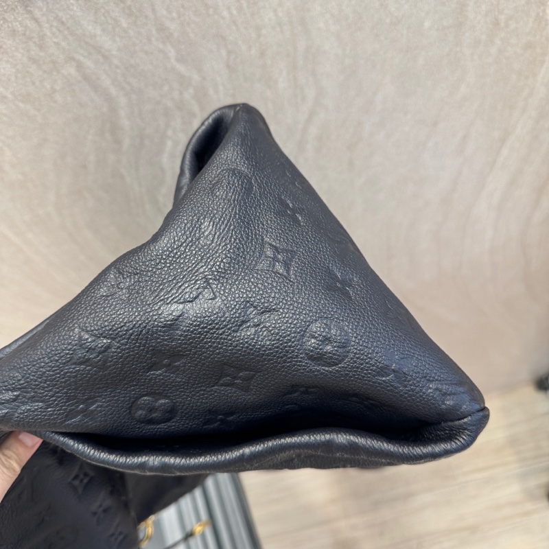 LV夜黑藍色牛皮壓紋 Artsy MM城市棍把包 M93448-8