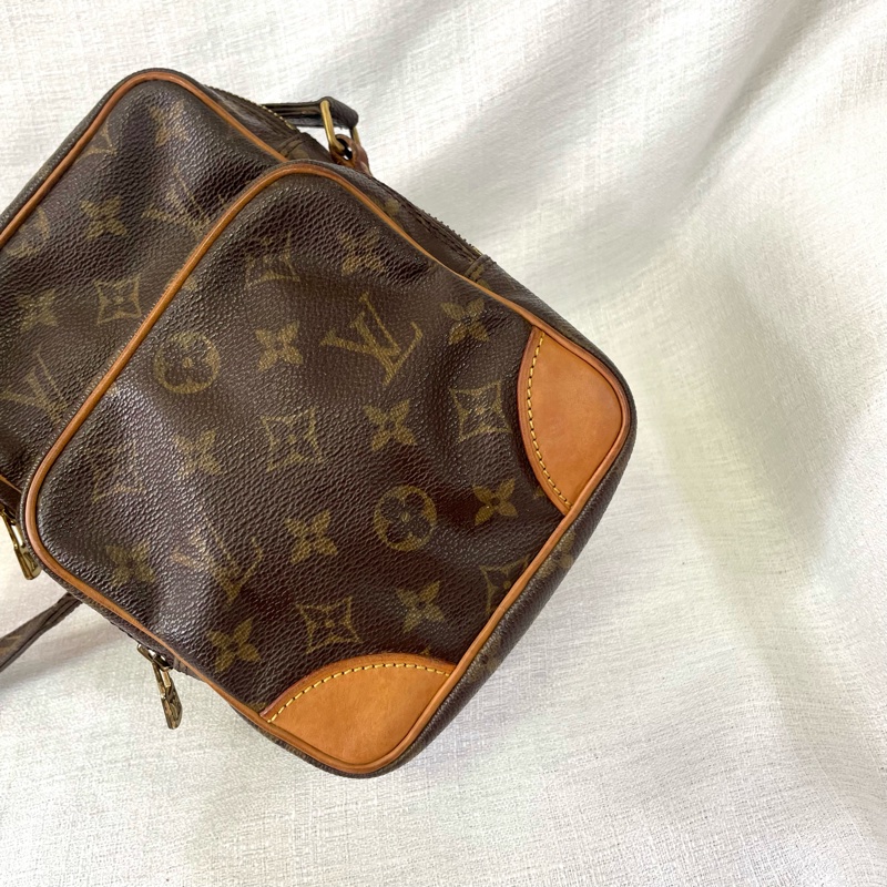 LV 老花雙層相機包 斜挎包-4