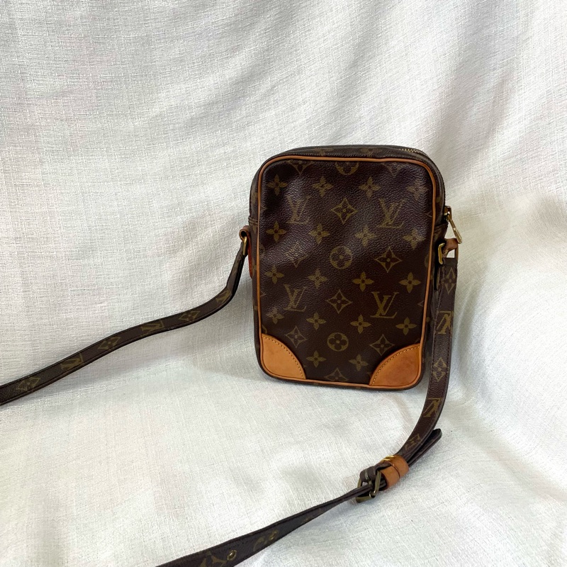 LV 老花雙層相機包 斜挎包-5