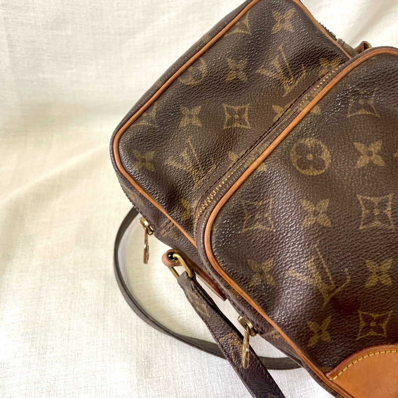 LV 老花雙層相機包 斜挎包-17