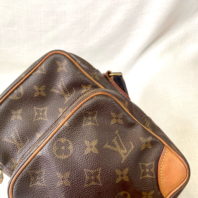 LV 老花雙層相機包 斜挎包-18