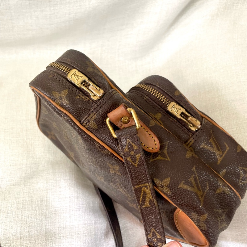 LV 老花雙層相機包 斜挎包-21