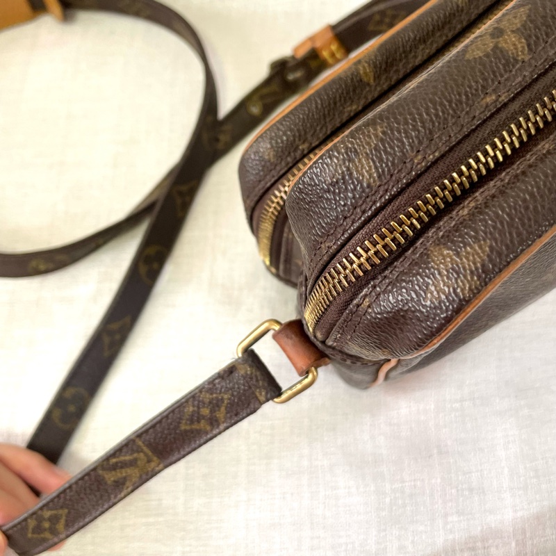 LV 老花雙層相機包 斜挎包-27