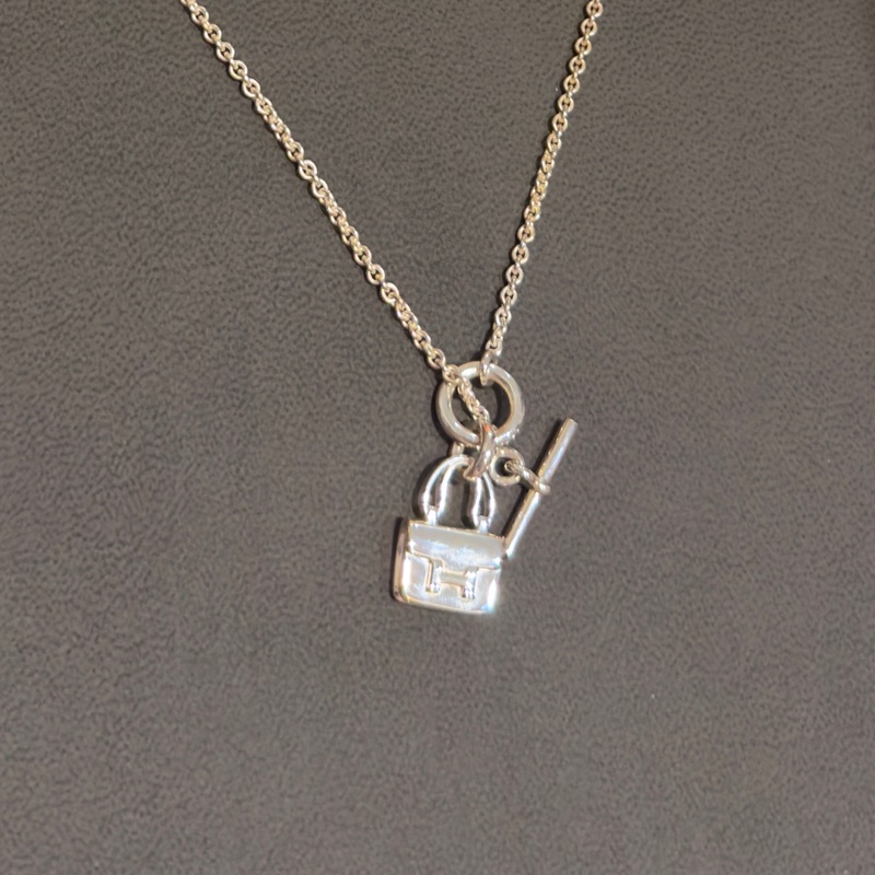 愛馬仕 經典 Amulettes 康康 銀 墜飾-6