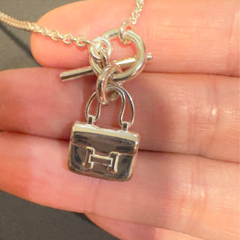 愛馬仕 經典 Amulettes 康康 銀 墜飾-13