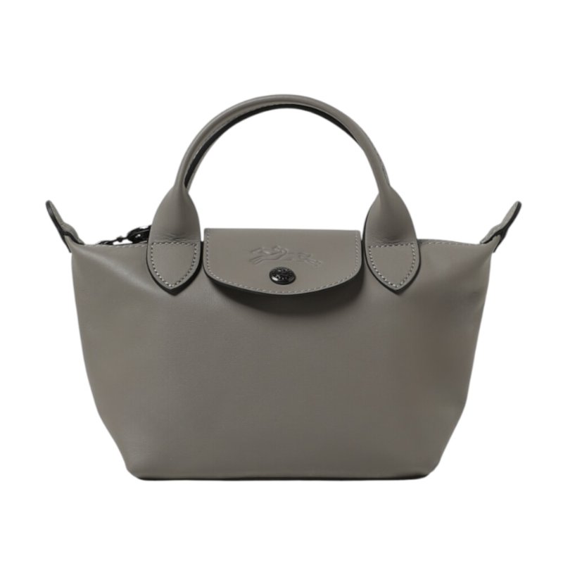 【LONGCHAMP】Le Pliage Xtra XS 牛皮 手提包 肩背包 斜背包 水餃包 灰色 斑鳩色 L1500987P55-0