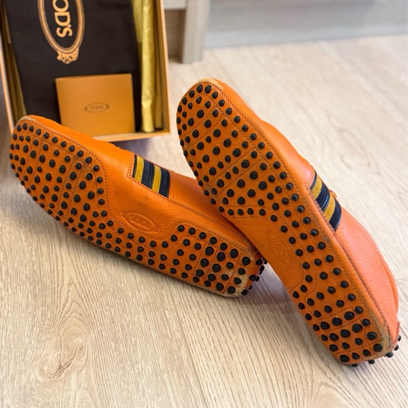 Tod’s正品男8號-《當天可出貨》皮質非常好，穿著舒適(不是原鞋盒)-11