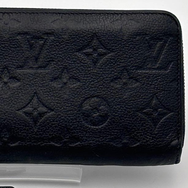🎀Louis Vuitton Monogram 壓紋黑色長夾｜經典花紋✦fufu style 精品✦ 氣質款錢包.皮夾-10