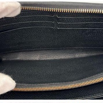 🎀Louis Vuitton Monogram 壓紋黑色長夾｜經典花紋✦fufu style 精品✦ 氣質款錢包.皮夾-32