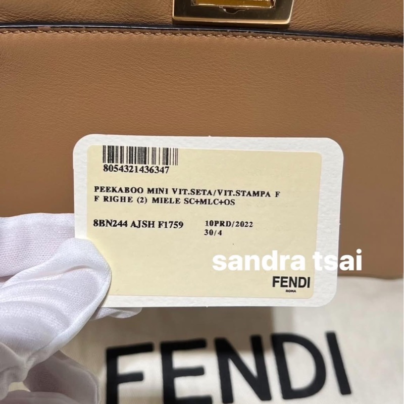 Fendi mini peekaboo 特殊內裡超限量-10