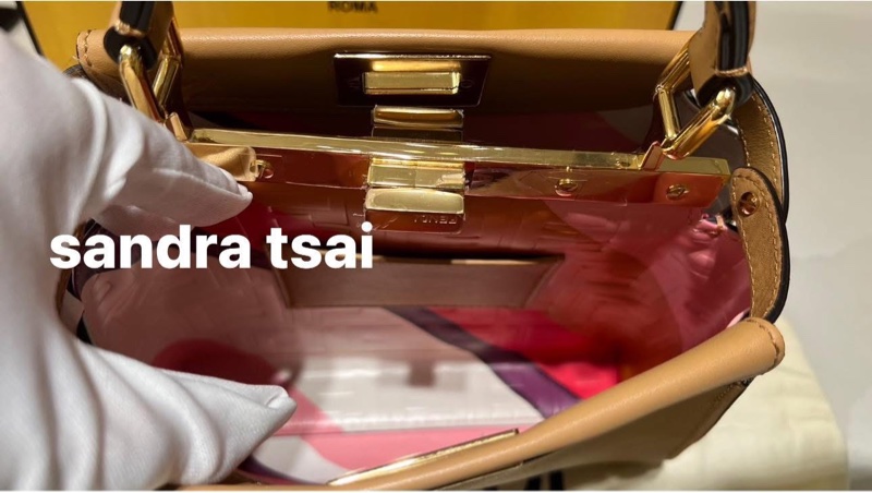 Fendi mini peekaboo 特殊內裡超限量-12