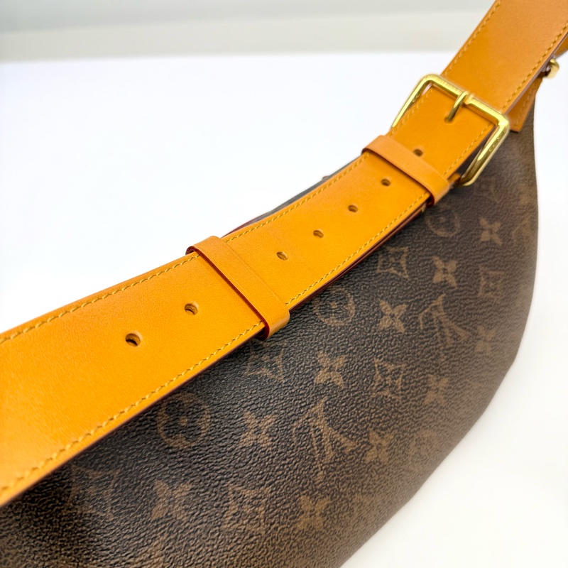 LOUIS VITTION Rush Bumbag 做舊老花紅圓牌胸口包 M11539-26