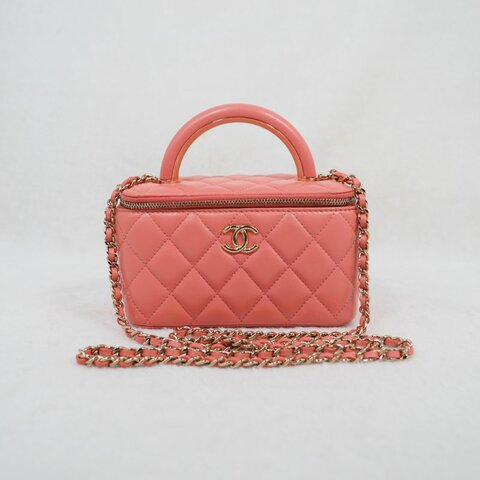 Chanel 22A 粉紅色長盒子