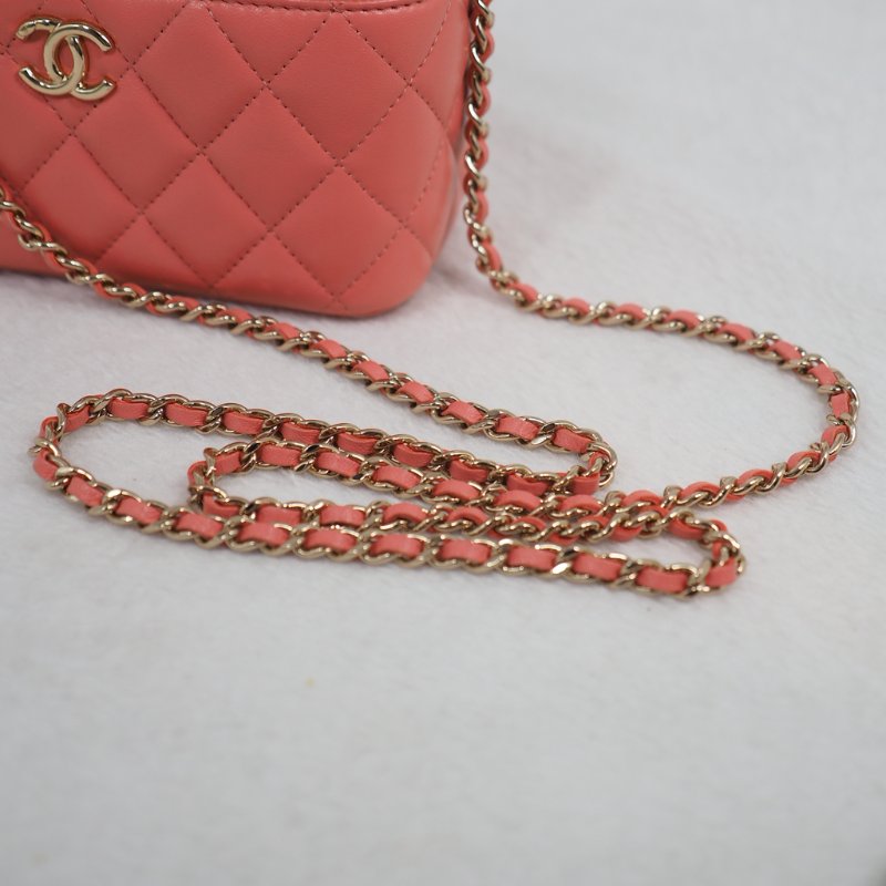 Chanel 22A 粉紅色長盒子-21