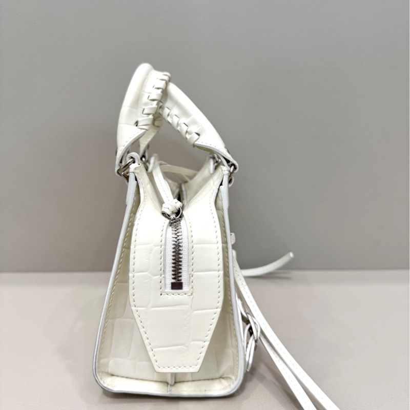 巴黎世家Balenciaga 機車包 Neo Classic City 白-2