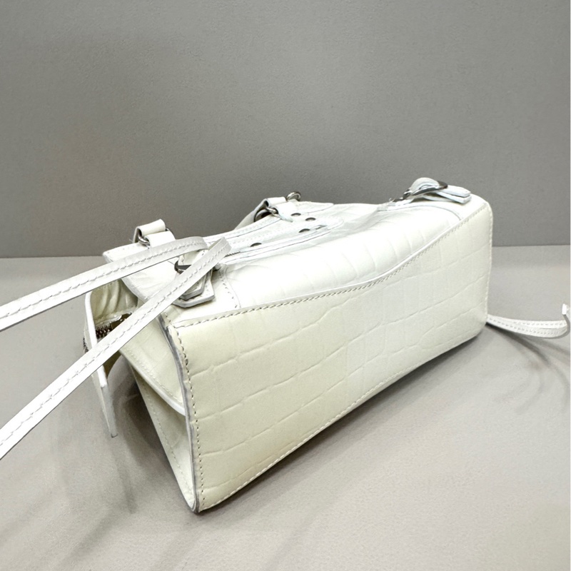 巴黎世家Balenciaga 機車包 Neo Classic City 白-5