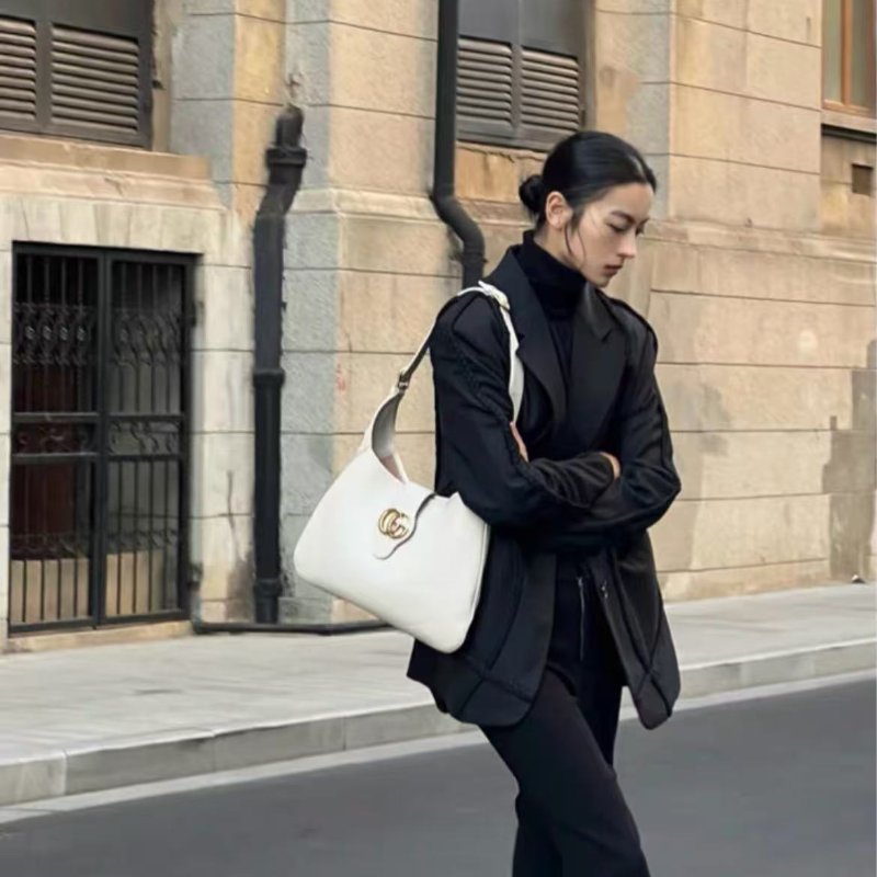 GUCCI Aphrodite 腋下包 HOBO包中號 39*2*38cm 99新 配件塵袋-1