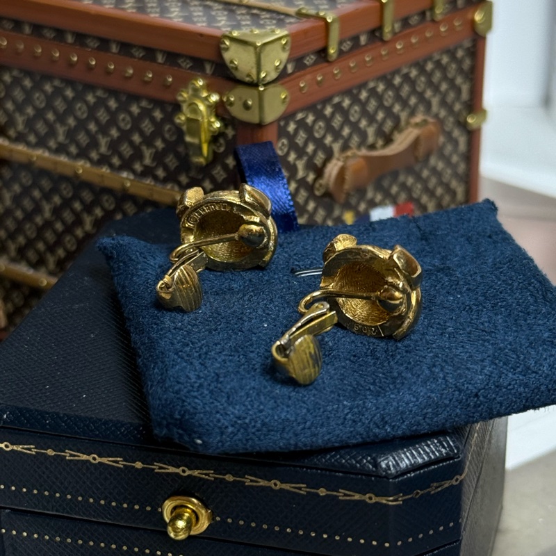 Chanel 香奈兒中古小金球耳環 ✨耳夾式-7