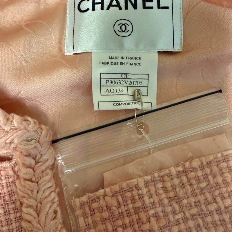 🍒CHANEL沒穿過閒置粗花呢開襟外套size:42/ 2F250512-1-9