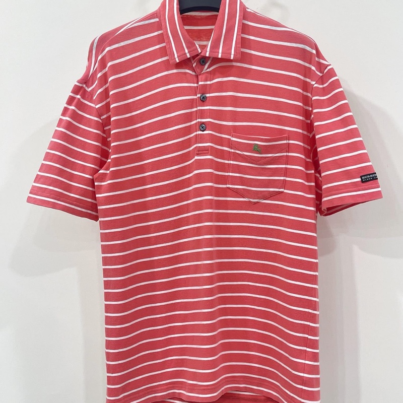 BURBERRY 黑標 口袋橫條紋戰馬上衣-0
