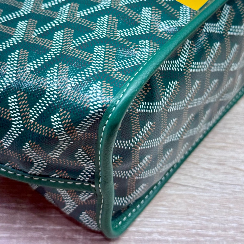 Goyard Anjou mini tote限量彩繪綠色迷你手提托特包-11