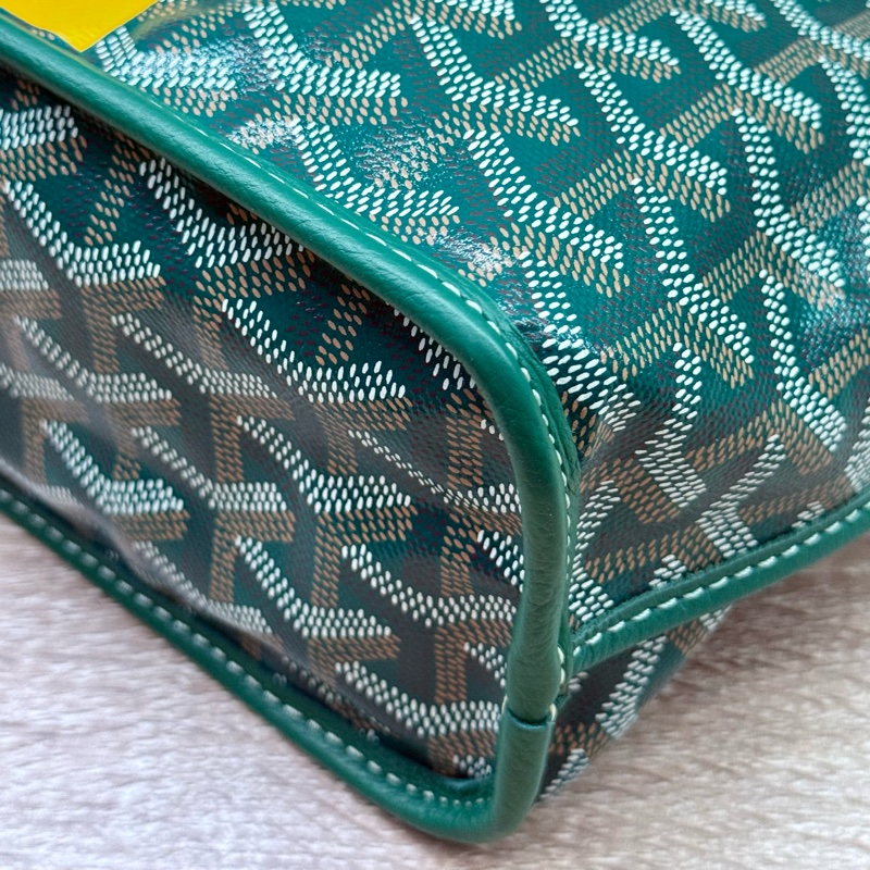 Goyard Anjou mini tote限量彩繪綠色迷你手提托特包-12