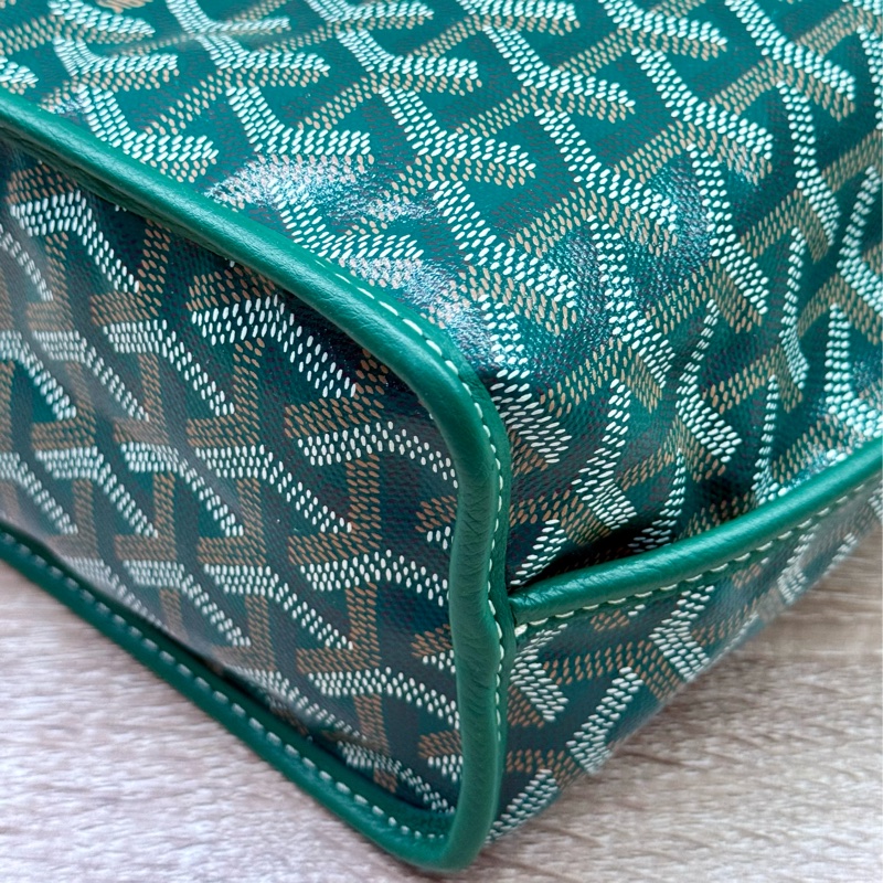 Goyard Anjou mini tote限量彩繪綠色迷你手提托特包-14