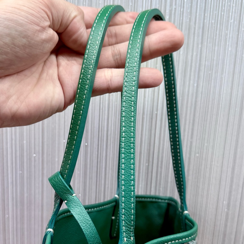 Goyard Anjou mini tote限量彩繪綠色迷你手提托特包-30