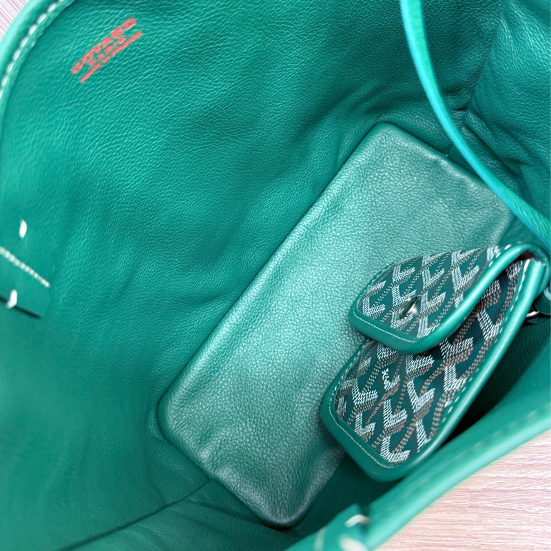 Goyard Anjou mini tote限量彩繪綠色迷你手提托特包-31