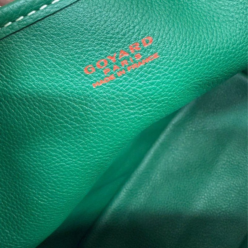 Goyard Anjou mini tote限量彩繪綠色迷你手提托特包-33