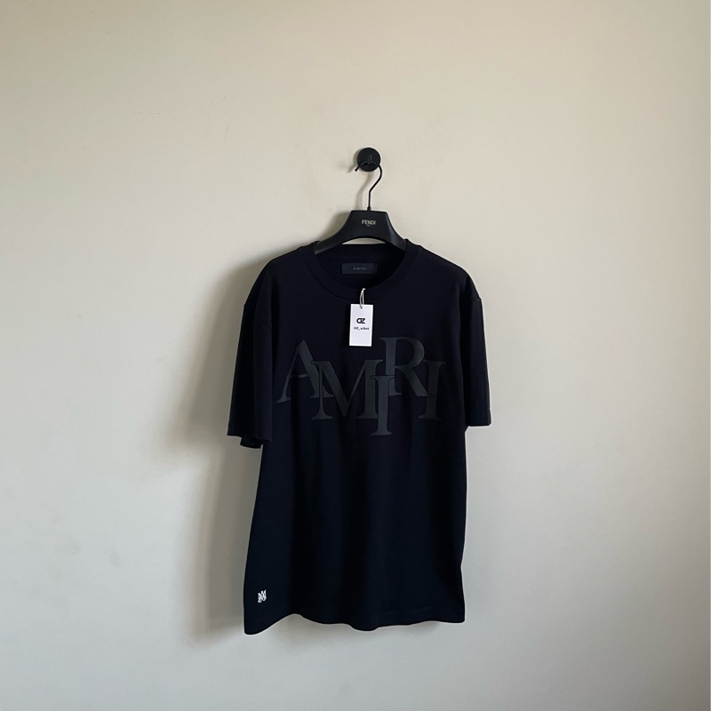 Amiri logo 短袖-0