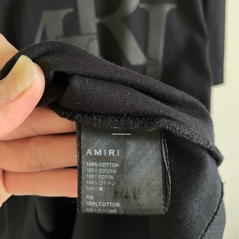 Amiri logo 短袖-2