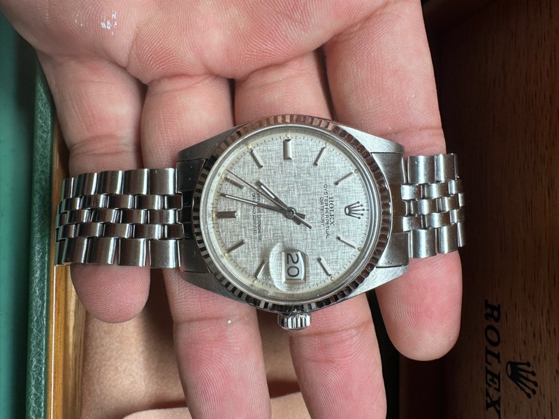 Rolex 1601 sigma布紋面-0