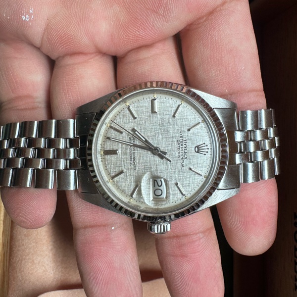 Rolex 1601 sigma布紋面-5