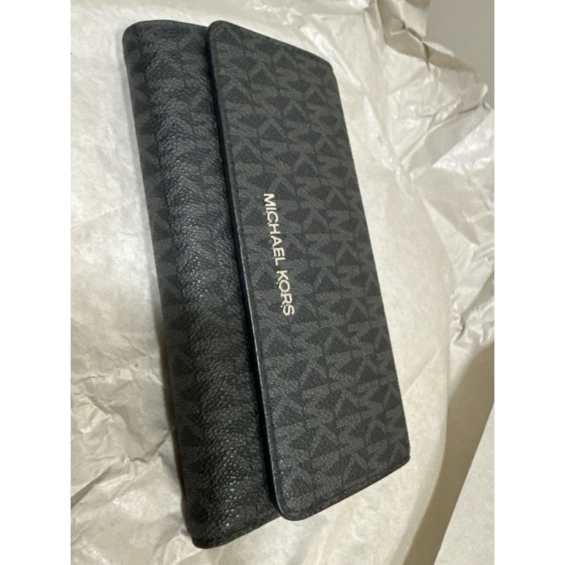 Michael Kors MK 防刮皮革 多卡層 三折長夾-0