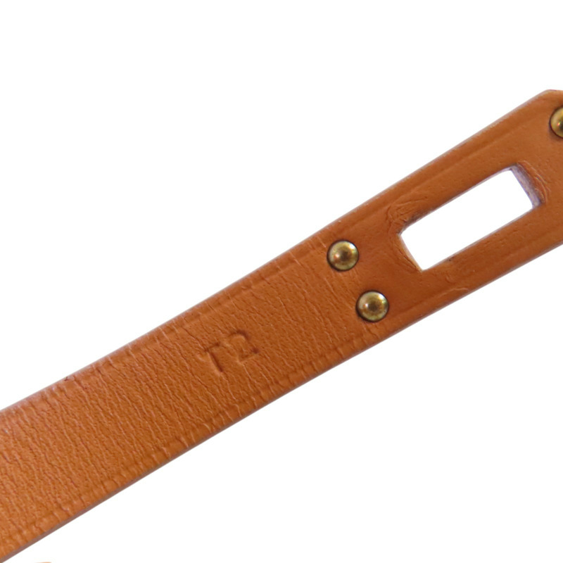 HERMES 【激減優惠】Swift皮革Mini Kelly Double Tour Bracelet金扣手鏈-8
