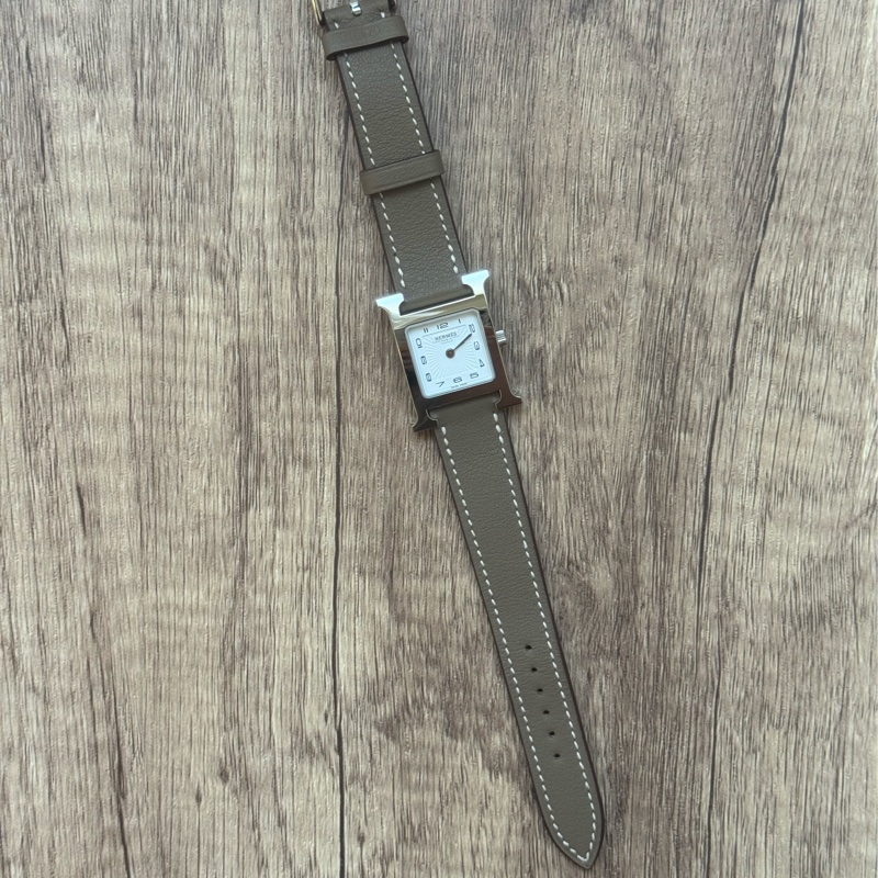 Hermes Heure H腕錶 25 mm 大象灰-1