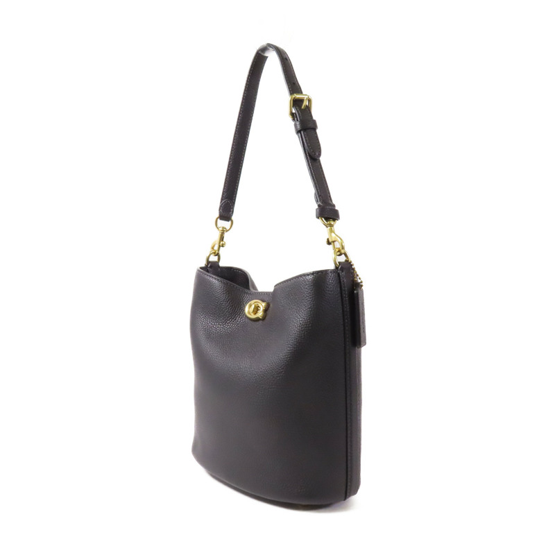 COACH 牛皮皮革Willow 19金扣手挽肩背兩用袋-2