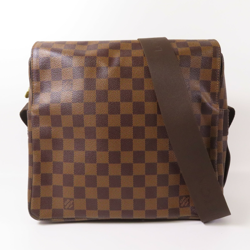 LOUIS VUITTON Damier Naviglio金扣肩背袋-0