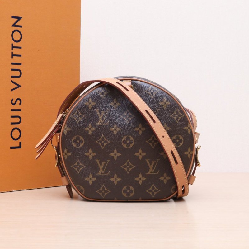 LOUIS VUITTON(路易威登) BOITE CHAPEAU SOUPLE 軟圓餅 中號 20 老花 PVC 2019-1