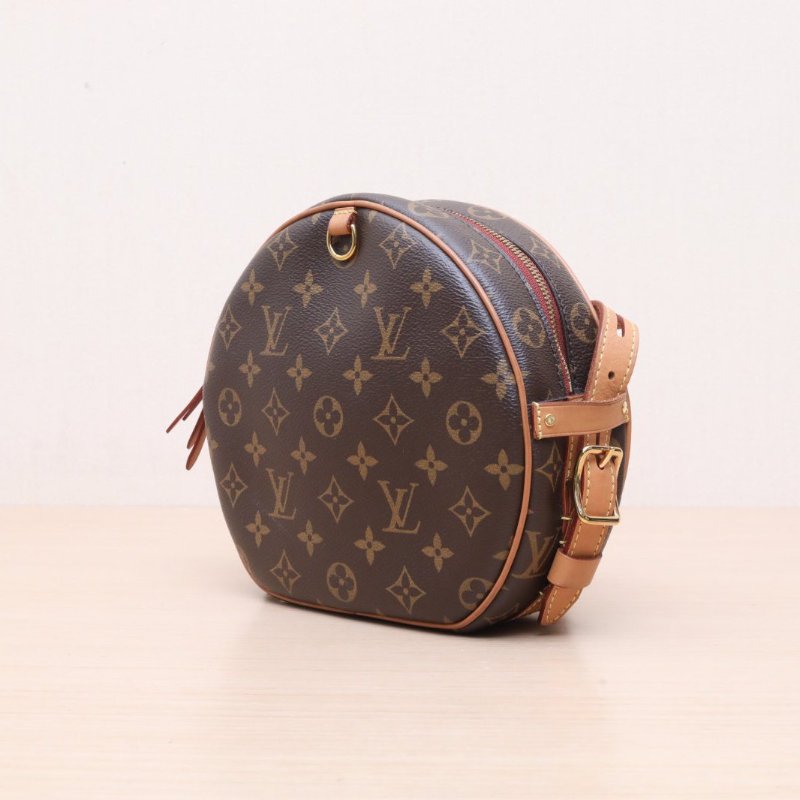 LOUIS VUITTON(路易威登) BOITE CHAPEAU SOUPLE 軟圓餅 中號 20 老花 PVC 2019-3