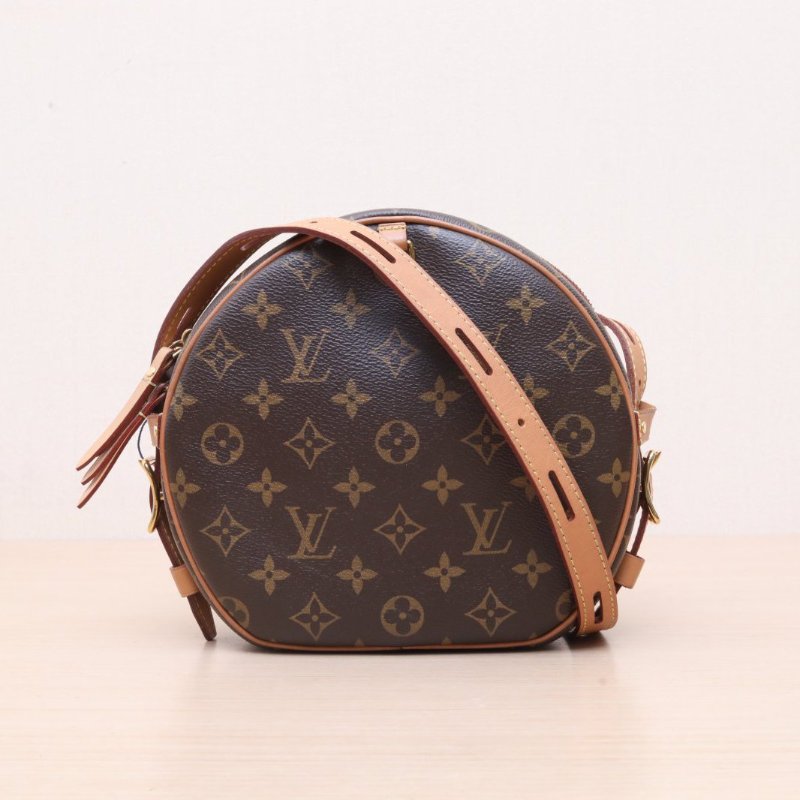 LOUIS VUITTON(路易威登) BOITE CHAPEAU SOUPLE 軟圓餅 中號 20 老花 PVC 2019-9
