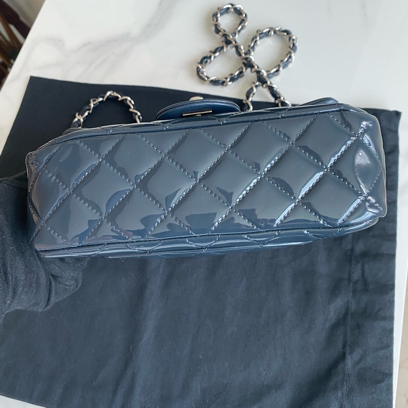 Chanel 漆皮菱格coco20-8