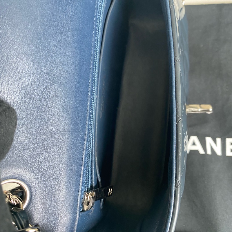 Chanel 漆皮菱格coco20-11