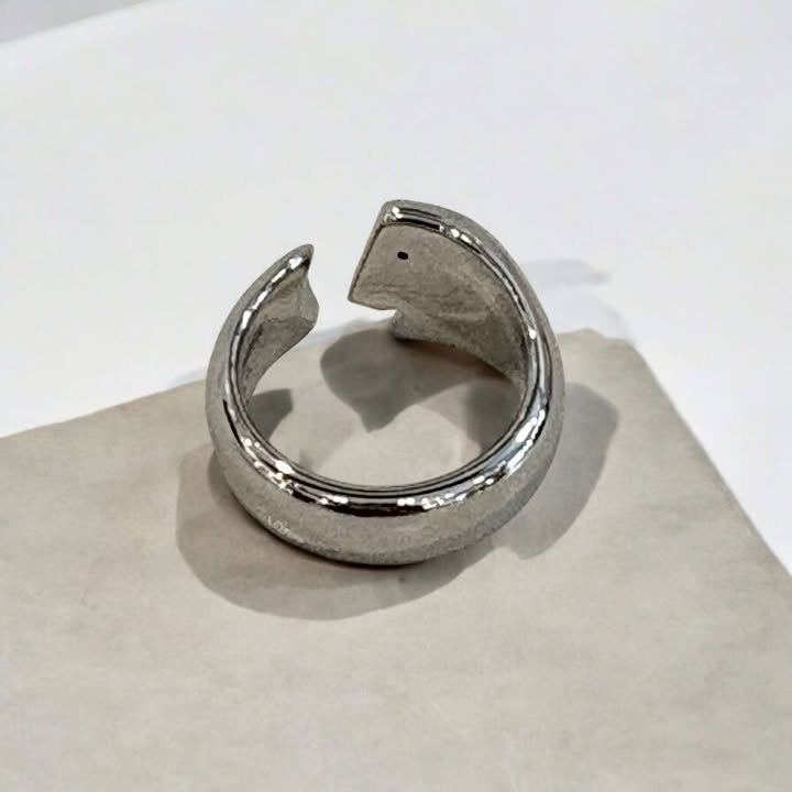 Hermes馬頭造型戒指58號-3