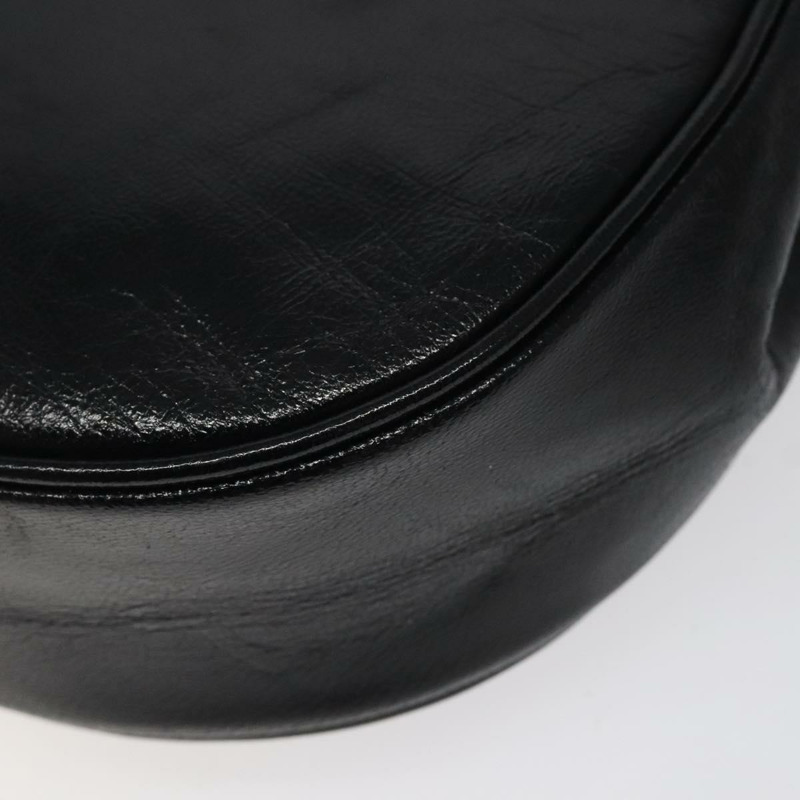 【日本直送】SAINT LAURENT 單肩包 皮革壓花 黑金 正品 BA1084-14