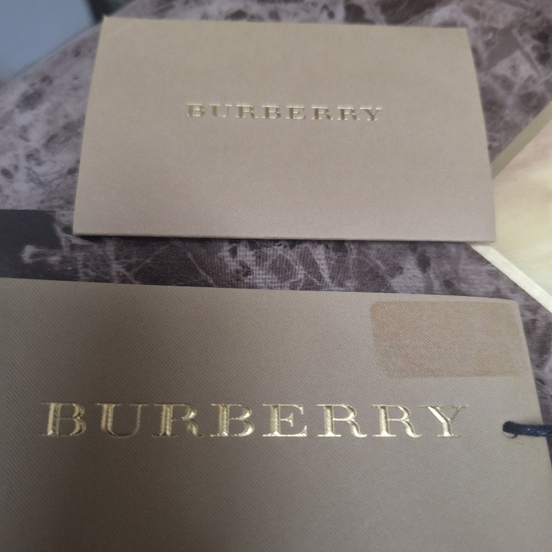 BURBERRY 巴寶莉 格紋拼接兩用包(暗紅色)-3